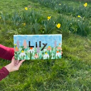 Lily Mosaic Panel - Spring Meadow
