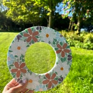Floral Mosaic Wreath