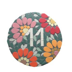 Floral Door Number