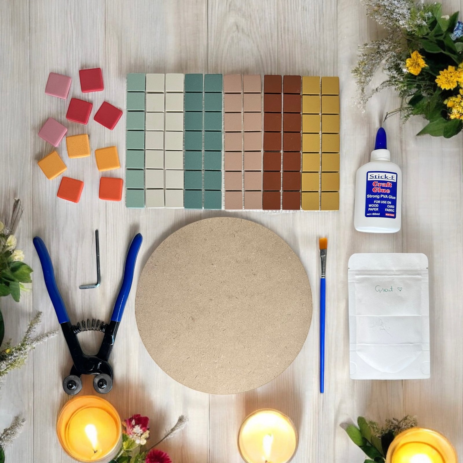 Door Number/Coaster - Mosaic Kit