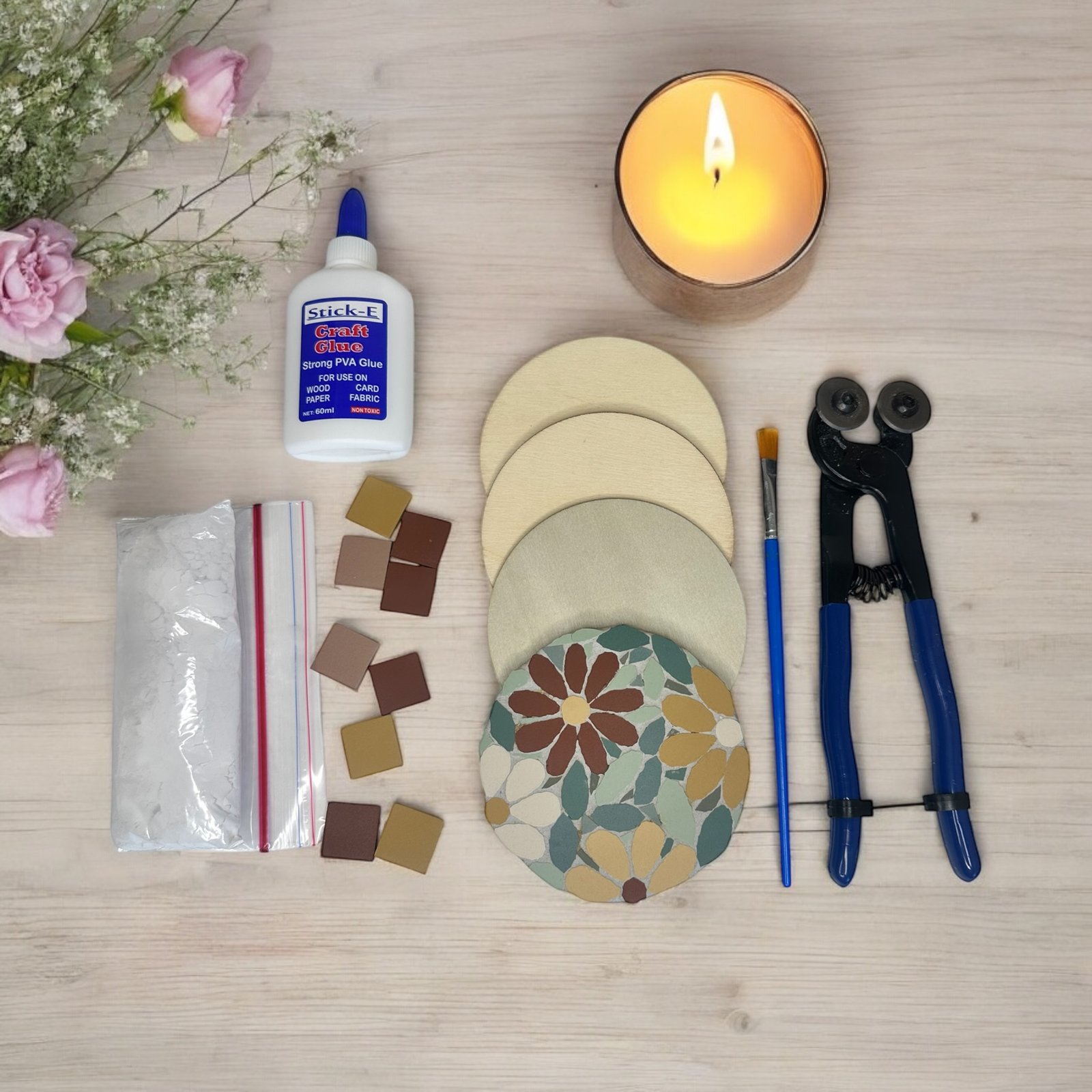 Coaster set - Mosaic Kit
